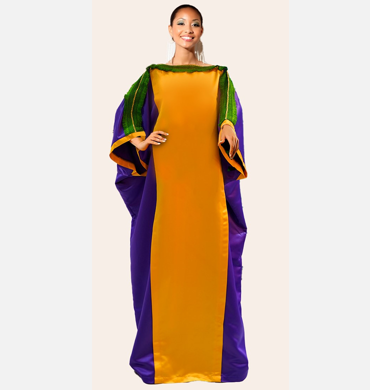 Rhonda Boubou in Sunset Yellow