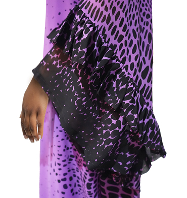 Calla Boubou Dress in Purple